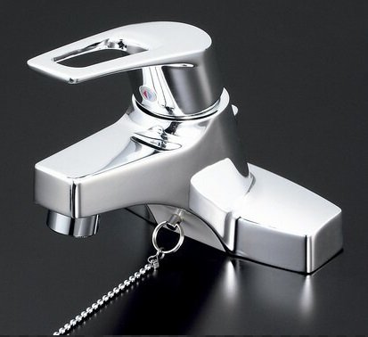 ＫＶＫ　シングル混合栓ゴム栓付(KM7014TEC)