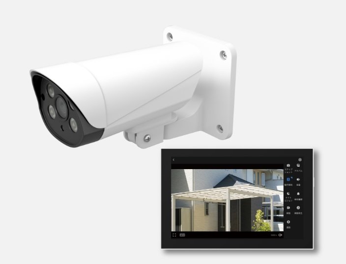 モニター付屋外カメラ